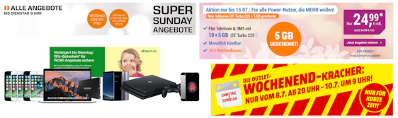 Highlight-Angebote: Die besten Schnäppchen am 08.07.2017