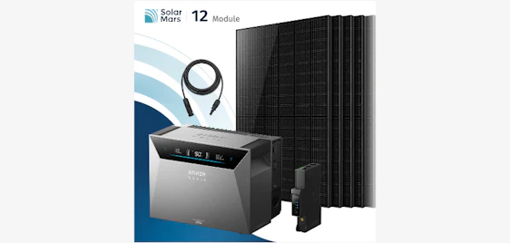 Anker SOLIX Solarbank 4 E5000 Pro Balkonkraftwerk Set für 2579€ ☀️ 6000Wp Power mit 12 Modulen!