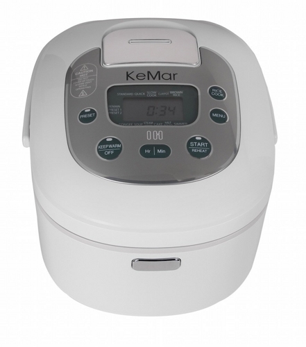 KeMar KIC-180 Multifunktionskocher mit Induktion, Reiskocher, Dampfgarer für 199,90€