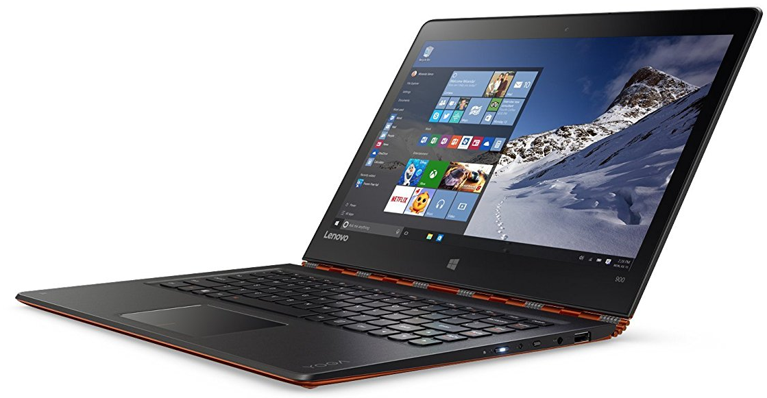 Lenovo Yoga 900-13ISK2 für 999€ - 13,3" Convertible Notebook mit i5-6260U, 8GB RAM und 256GB SSD