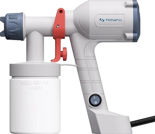 50%off Tilswall 600ml Farbsprühsystem – 2 Düsen, 3 Sprühmuster, ultraleicht für Wände & Möbel