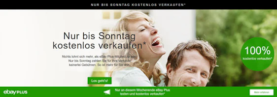 Keine Gebühren für Verkäufer bei eBay - durch kostenlose eBay Plus Probemitgliedschaft