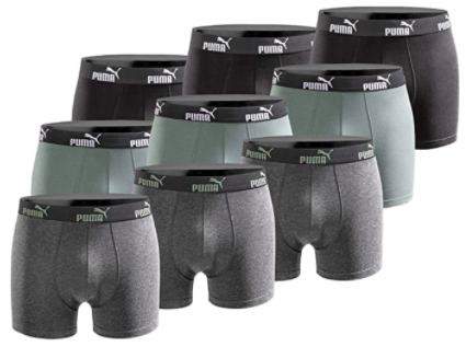 9x Puma Boxershorts Limited Statement Edition für 40€ - in verschiedenen Farben und Größen