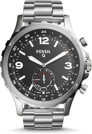 Fossil Q Nate FTW1123 für 104€ - Herren Hybrid Smartwatch in Silber