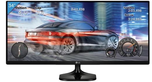 LG 34UM58 für 339€ - 34" Ultra Wide Monitor, 21:9, AH-IPS Panel