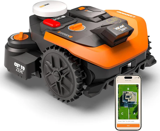 Rasenpflege ohne Stress! 🔋 WORX Landroid Vision Cloud WR312E Mähroboter für nur 999€ 🚜