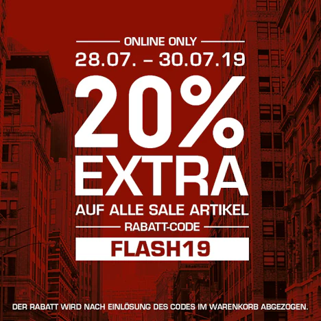 20% extra Rabatt auf alle SALE Artikel bei Snipes im Flash Sale!