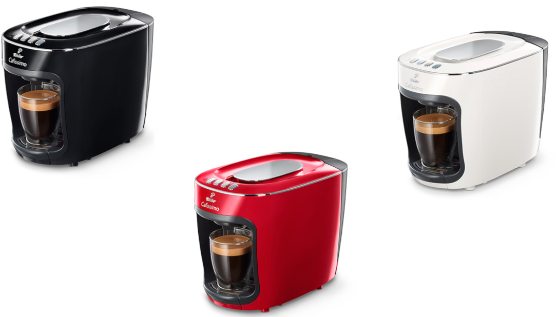 Tchibo Cafissimo Mini für 33€ - Kapselmaschine in drei verschiedenen Farben, + 30 Kapseln
