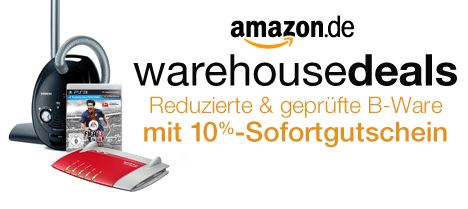 10% auf alle Warehouse-Deals bei Amazon - 10.000 Schnäppchen möglich! *UPDATE2*