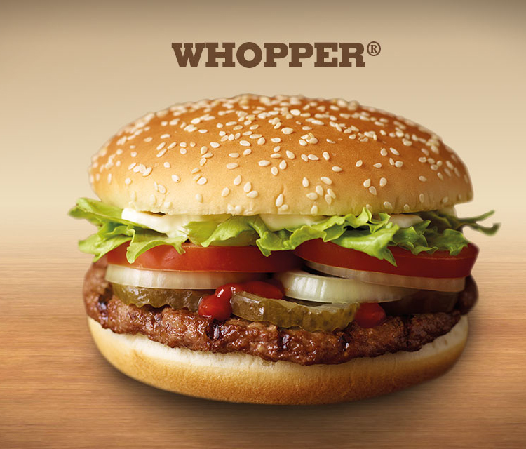 Whopper für 2,99 EUR [Burger King]