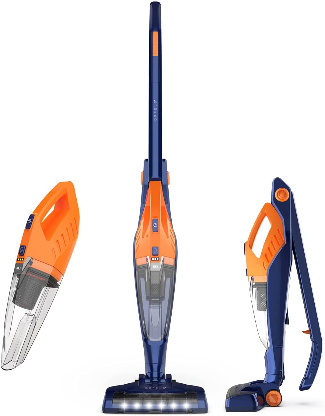2 in 1 Boden und Handstaubsauger Orfeld EV660 (120W)