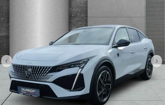 (Privat- & Gewerbeleasing) Peugeot 408 GT Hybrid für 199 € mtl., 36 Monate , 10.000 km, Panodach, Massagesitze & 360°-Kamera