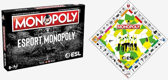 Klassiker! Monopoly ESL Esport für 20€ - Gesellschaftsspiel für 2 bis 6 Spieler