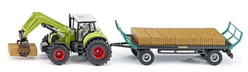 Siku Traktor mit Ballengreifer und Anhänger (1946) für 14,- EUR