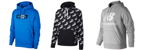 Hoody-Sale bei Geomix - z.B. Nike-Kapuzenpullover "Just do It" für 40€