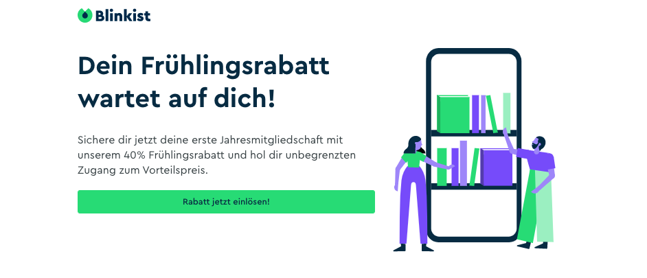 Blinkist Premium - 40% Rabatt