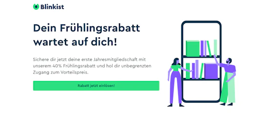 Blinkist Premium - 40% Rabatt