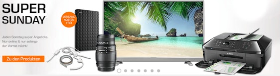 Saturn Super Sunday am 24.07.2016 - z. B. Grundig 55 VLE 8510 SL für 499€ - 55" Fernseher mit Full HD und EEK: A+