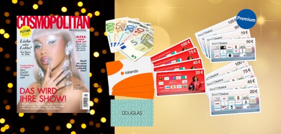30€ Prämie 💚 6 Monate Cosmopolitan eff. für 1€