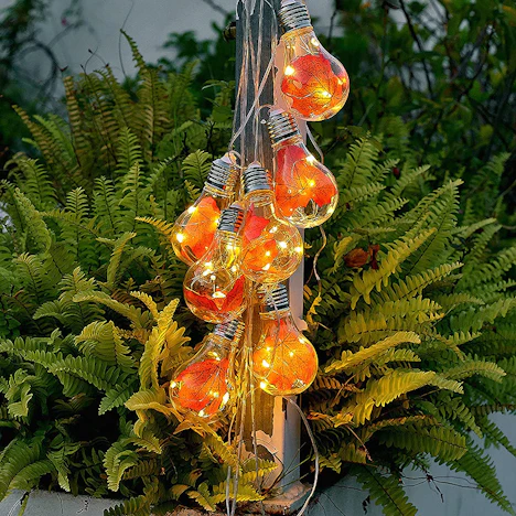 Lichterkette Kugel 10 LEDs Innen/Außen Globe Lichterkette