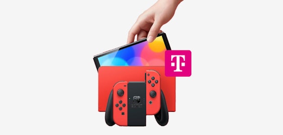 Nur 14,99€/Monat! Nintendo Switch OLED (Mario Edition) mit 20 GB Allnet-Flat im Telekom-Netz