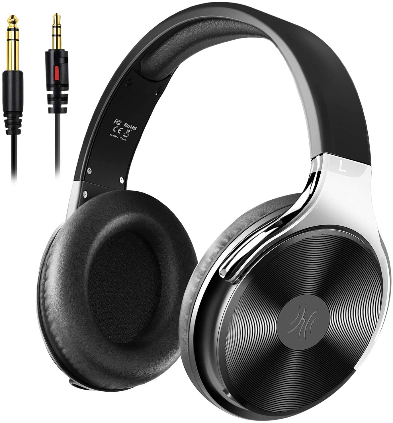Kopfhörer Over Ear mit Kabel, Geschlossener Studio HiFi Kopfhörer