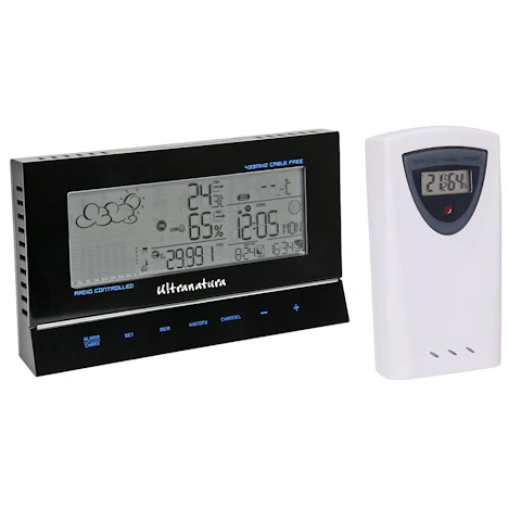 VORBEI! Wetterstation Ultranatura UN 800 + Thermo-Hygro Sensor mit Anzeige für nur 12,48 EUR