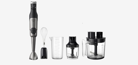 Bestpreis! Philips 5000 Stabmixer für 59€ - 1200-Watt-Power, SpeedTouch-Steuerung, inkl. Zubehör