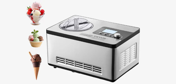 Eiskalter Genuss! 🍦 VEVOR Kompressor-Speiseeismaschine für nur 168€ 🍨