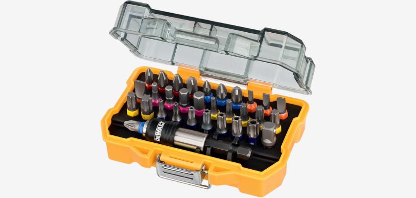 Schraubspaß in Profi-Qualität! 🛠️ DeWalt DT7969 Schrauberbit-Set (32-tlg.) für 9€ 🧰
