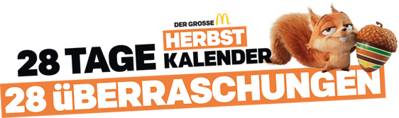 🍟 McDonalds Herbst Kalender mit 28 Coupons » Letzte Tage! Big Mac für 1,50€ 🥤
