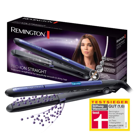 Remington Haarglätter Pro-Ion Straight S7710 zum Glätten & Locken