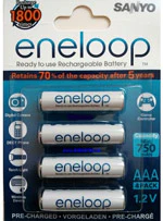 8 x Sanyo eneloop AAA (HR-4UTGB) mit 750mAh für 11€ *UPDATE6*