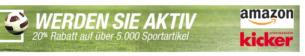 20% Rabatt auf ausgewählte Sportartikel bei Amazon - z.B. Kettler 2-in-1 Stepper für 95€