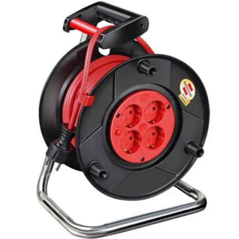 Brennenstuhl H05Vvf3G1.5 für 29€ - 25m Kabeltrommel mit 4-Fach-Stecker