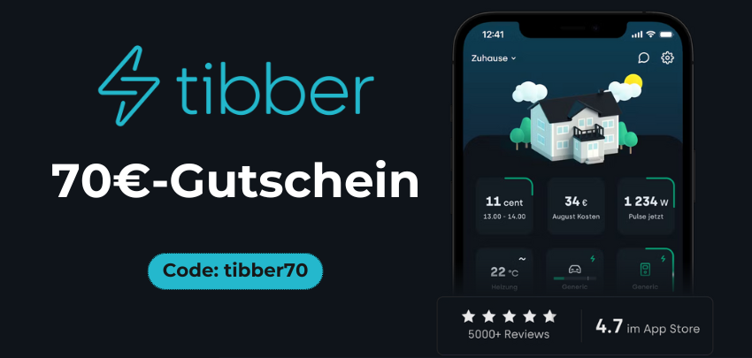 Letzte Chance! ⚡ Tibber: 70€-Gutschein für dynamischen Stromtarif sichern 🌱