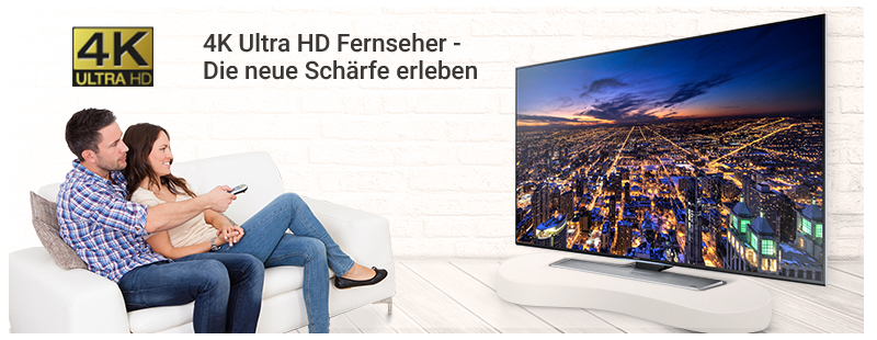 Günstige 4k-Fernseher als B-Ware bei Notebooksbilliger.de - z.B. Samsung UE40JU6050 für 396€ statt 519€