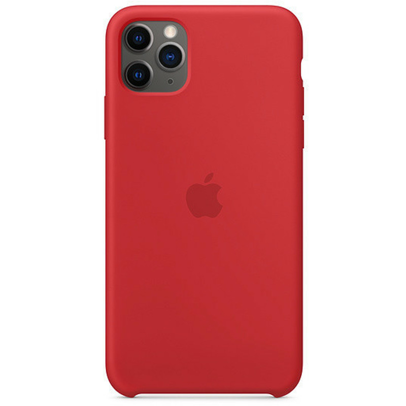 Apple Silikon Case (iPhone 11 Pro Max) ROT mit 25% Nachlass