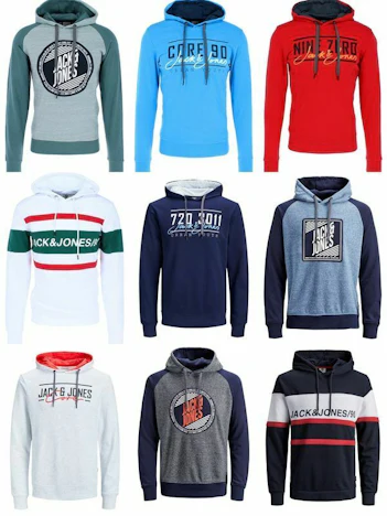 Jack & Jones Herren Hoodies 50% reduziert, verschiedene Modelle & Größen