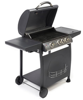 El Fuego Texas (AY 401) für 134€ - Gasgrill mit 3 Hauptbrennern und 1 Seitenbrenner