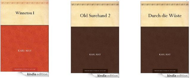 Diverse Karl May Werke als gratis eBooks bei Amazon - z.B. Winnetou: Band 1-4, Durch die Wüste oder Old Surehand 1-3