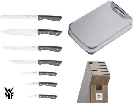 WMF Messerblock Messerset 9 teilig für 103€ - Profi Select Walnuss