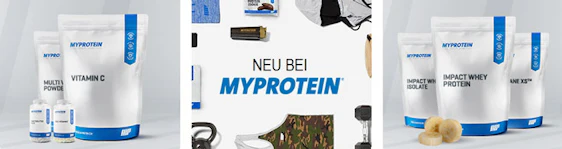 20% Rabatt auf alles bei MyProtein