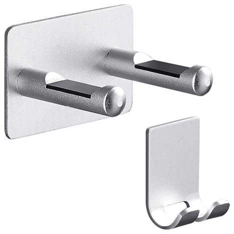 Aluminium-Wandhalterung Halter anhaftender Aufkleber Bracket Halterung Anschlusshaken Ersatz für Dyson Halter Stehen Haartrockner