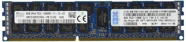 LENOVO EBG TopSeller Memory 8GB 1x8GB 2Rx4 1.5V PC