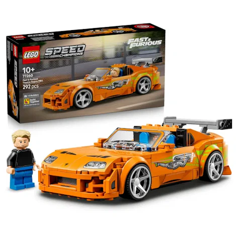 🏎️ Fast & Furious Fans aufgepasst! LEGO Speed Champions - The Fast and The Furious Toyota Supra MK4 (77260) für 16,99€! 🏎️
