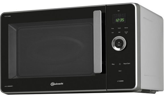 Bauknecht MW 80 SL Mikrowelle für 179€ -  1000 Watt, 30 Liter Garraum, Grill-, Heißluft- und Dampfgarfunktion