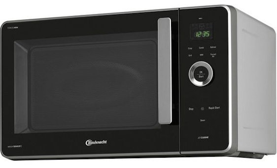 Bauknecht MW 80 SL Mikrowelle für 179€ - 1000 Watt, 30 Liter Garraum, Grill-, Heißluft- und Dampfgarfunktion