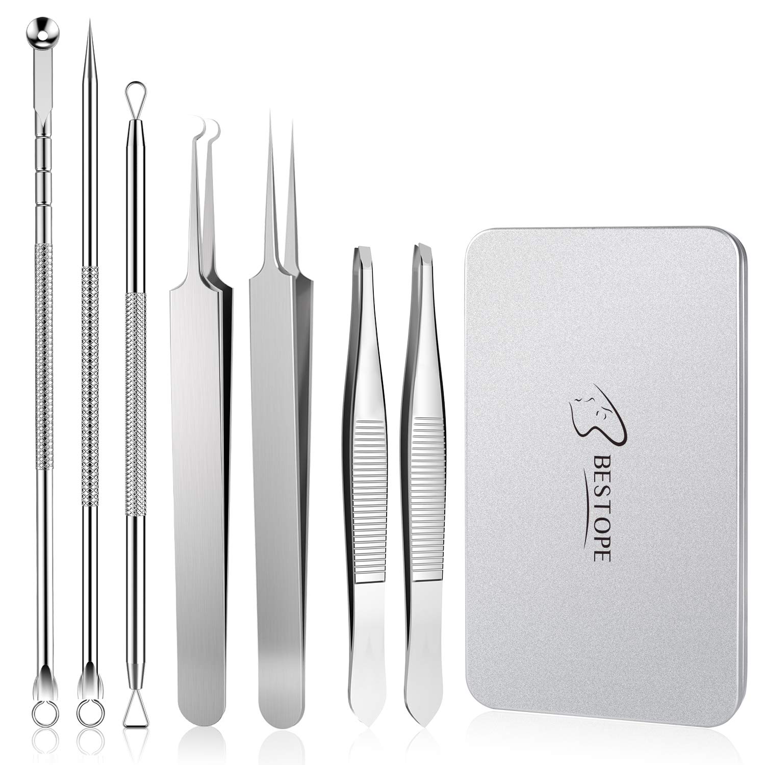 BESTOPE 7 Stück Mitesserentferner Komedonenpresse Mitesser für € 7,49 statt € 9,99