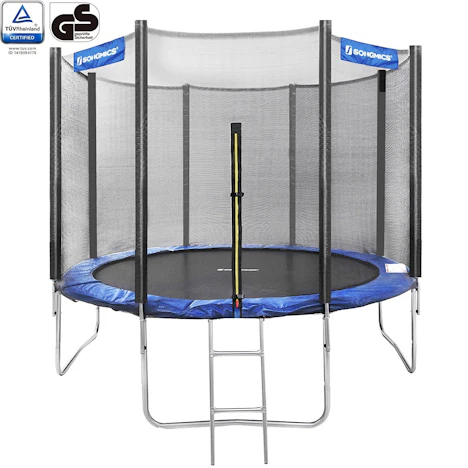 18% Rabatt(34€ sparend) auf Trampolin TÜV Rheinland GS zertifiziert Ø 244 305 cm